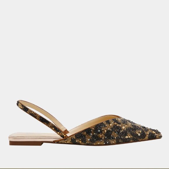 new Betsey Johnson Vance Mule LEOPARD Flats Womens 253 2M6 - Picture 1 of 12
